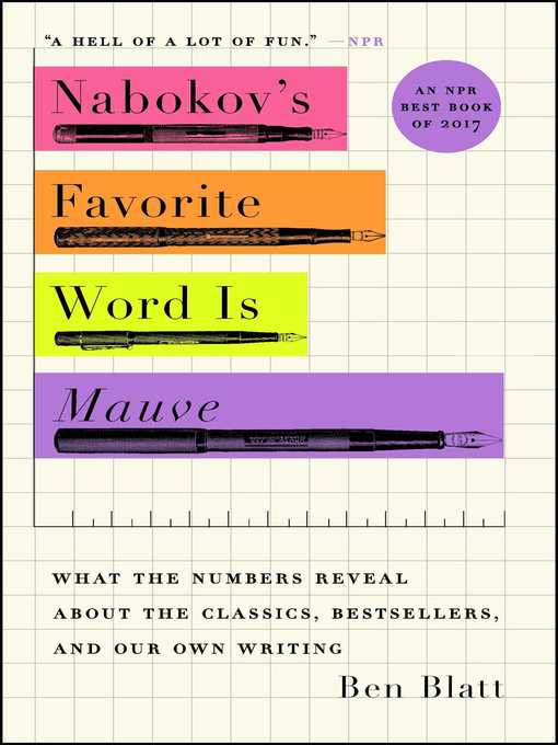 Title details for Nabokov's Favorite Word Is Mauve by Ben Blatt - Wait list